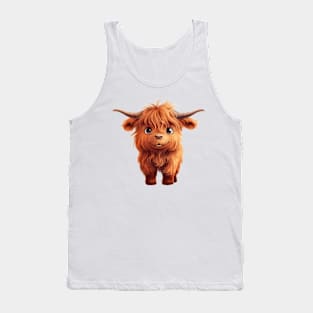 Baby Highland Cow Tank Top